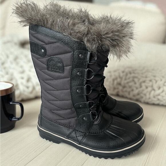 SOREL Tofino II Waterproof Winter Snow Boots black grey 8 - Picture 14 of 14